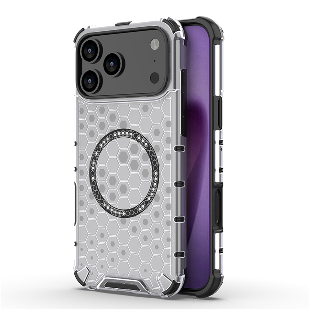 Clear Shockproof Bumper Case - Funda Magnética de Lujo con Diseño