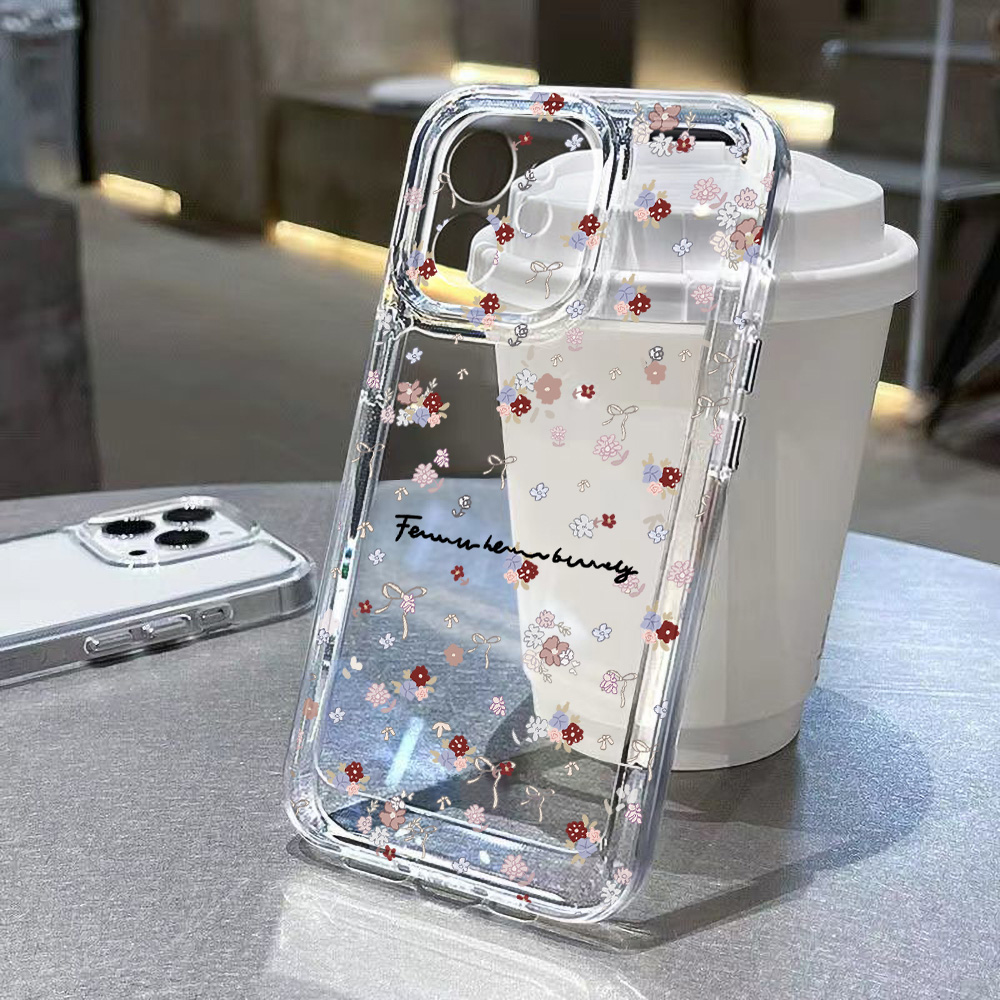 Clear Shockproof Bumper Case - Funda de Teléfono con Diseño de