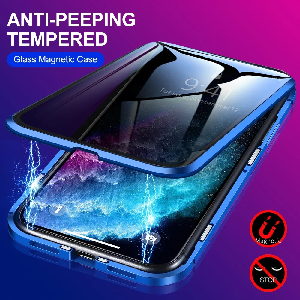 Funda para teléfono con protec - Anti Spy Privacy Glass Case reseña y precio