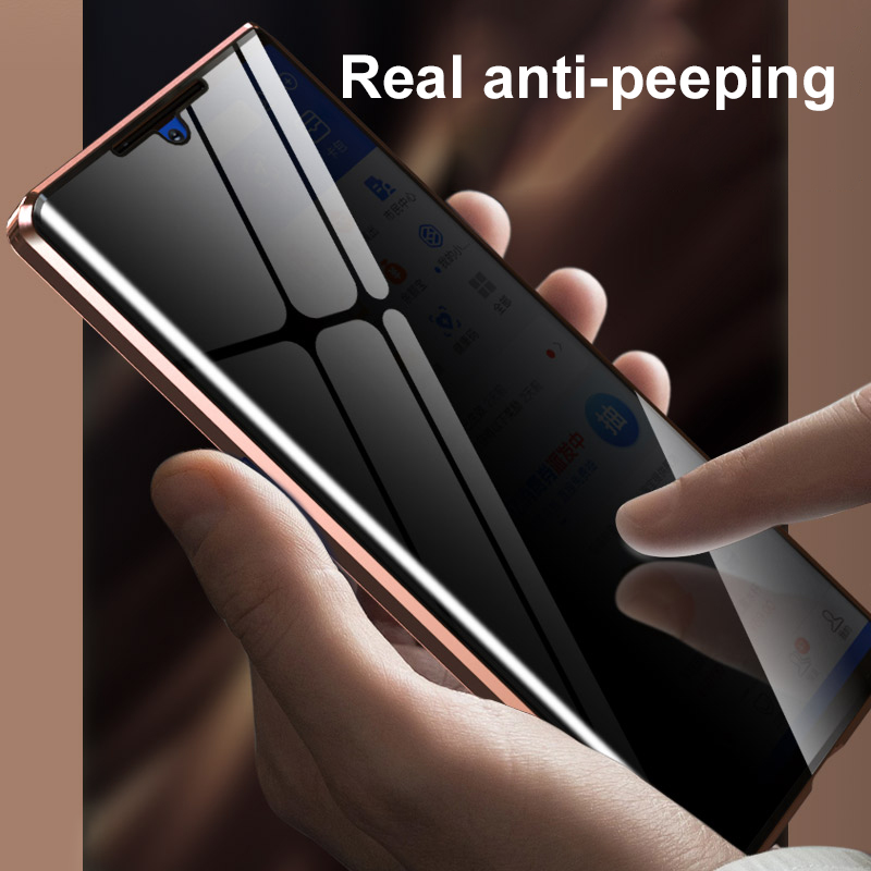 Funda de Teléfono de Vidrio Te - Anti Spy Privacy Glass Case reseña y precio