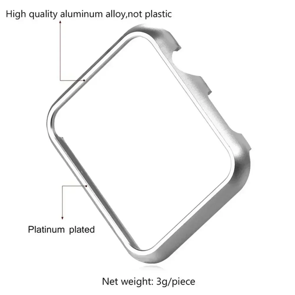 Para iWatch SE Series 10 9 8 7 - Metal Bumper Aluminum Frame Case reseña y precio