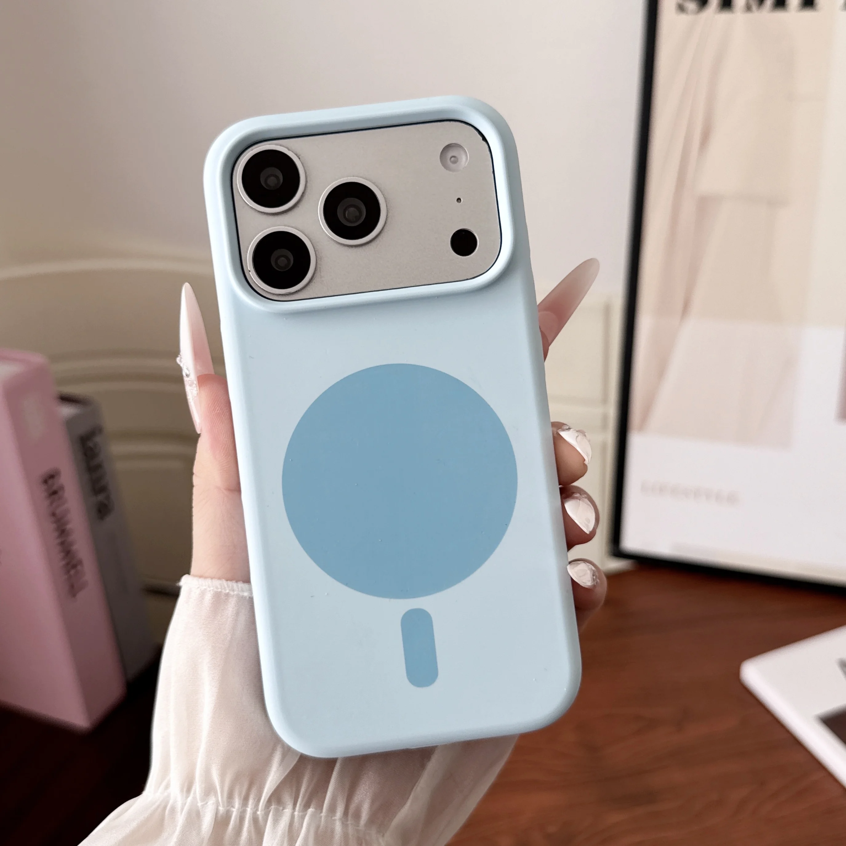 Funda de Silicona Líquida de C - Liquid Silicone Magnetic Phone Case reseña y precio
