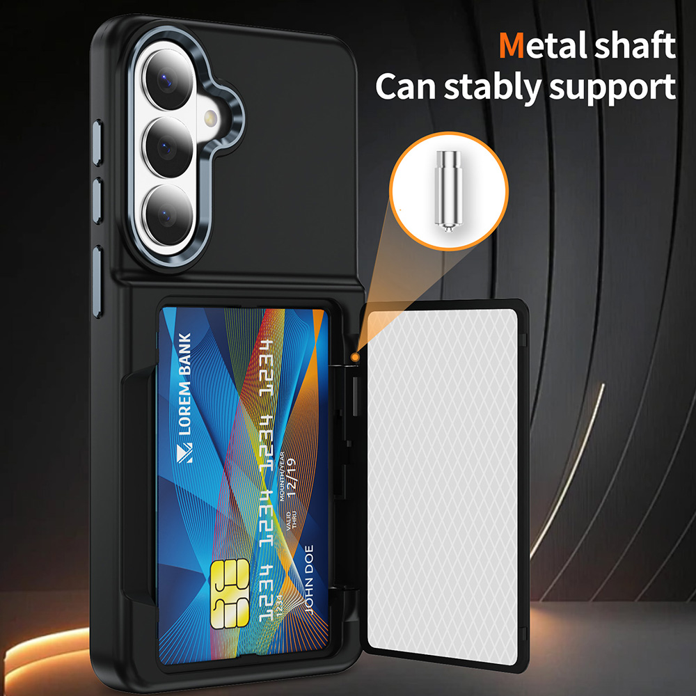 Funda con tarjetero y soporte  - Leather Wallet Card Holder Phone Cover reseña y precio